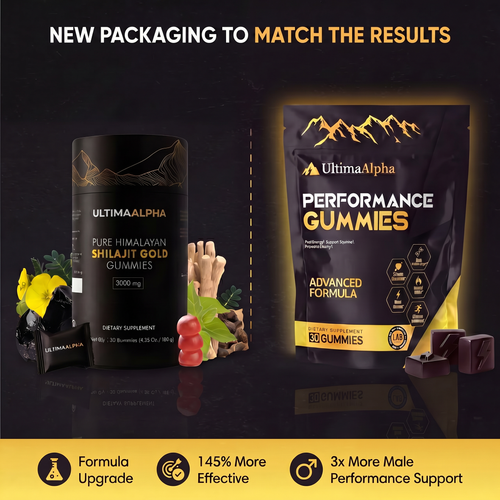 PERFORMANCE GUMMIES. YOUR 6-IN-1 ALPHA SUPPORT.