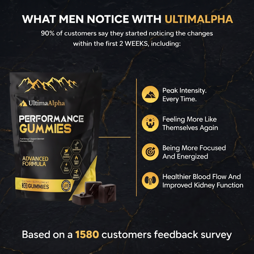 PERFORMANCE GUMMIES. YOUR 6-IN-1 ALPHA SUPPORT.