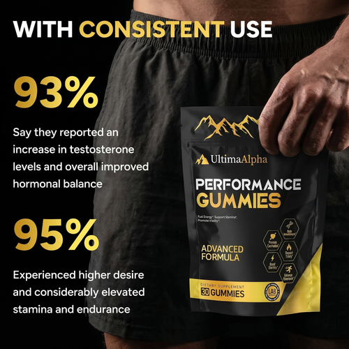 PERFORMANCE GUMMIES. YOUR 6-IN-1 ALPHA SUPPORT.